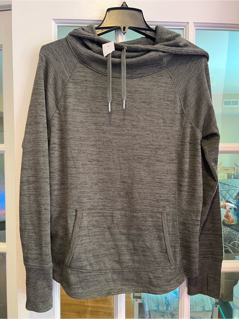 Athleta Men's Charcoal Heather Pullover Hoodie